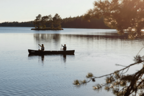 Maakunnanrannasta Lentuankoskelle meloen 8/16 km, Kuhmo