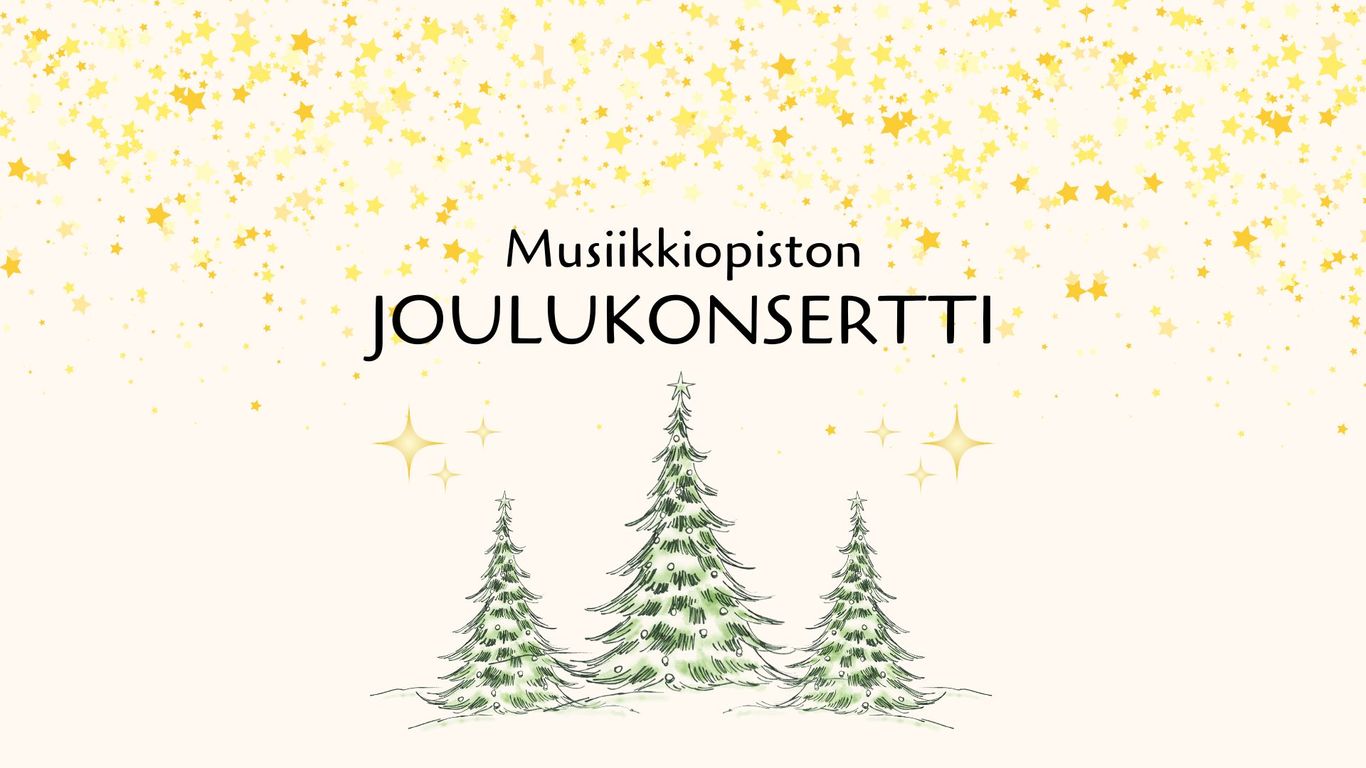 Musiikkiopiston joulukonsertti