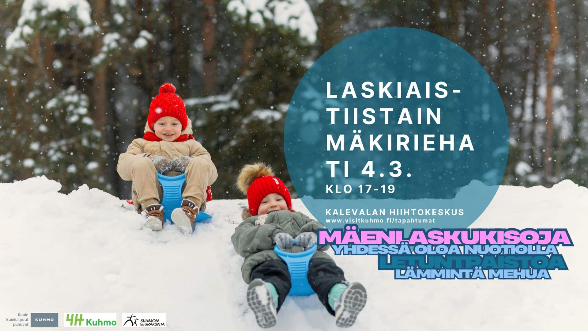 Laskiaistiistain mäkirieha 4.3. klo 17-19