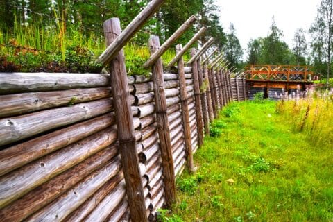 Jyrkänkoski defence positions