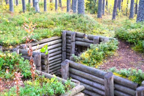 Saunajärvi defence positions