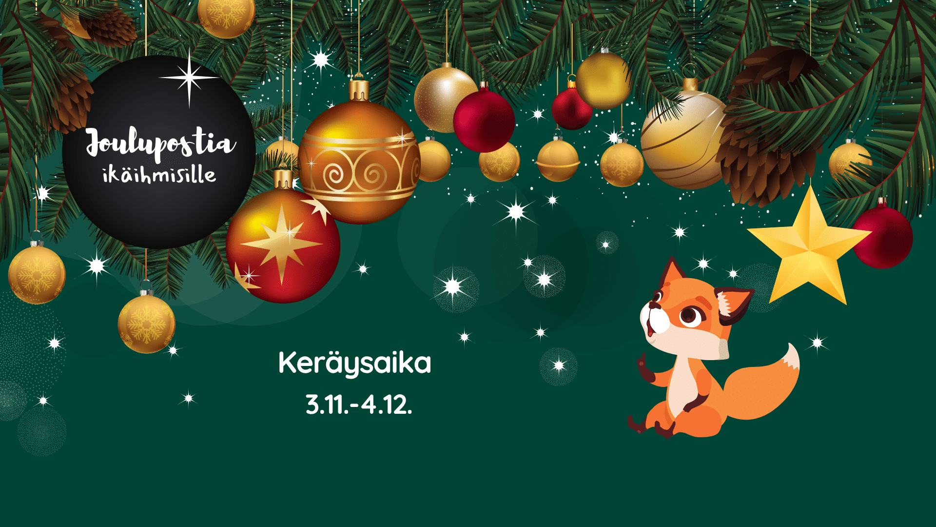 Joulupostia ikäihmisille