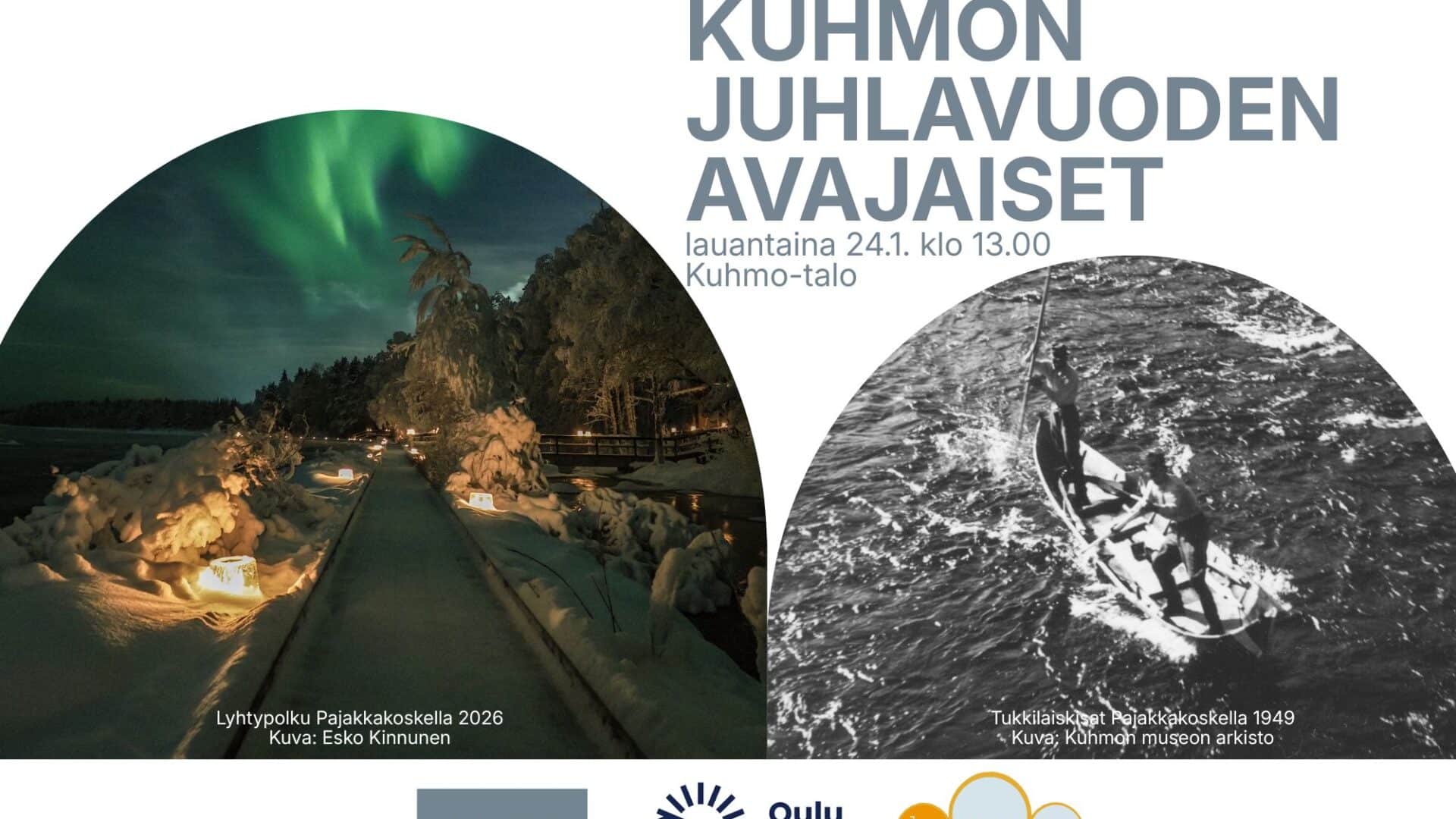 Kuhmon kaupungin 40-vuotisjuhlavuoden avajaiset
