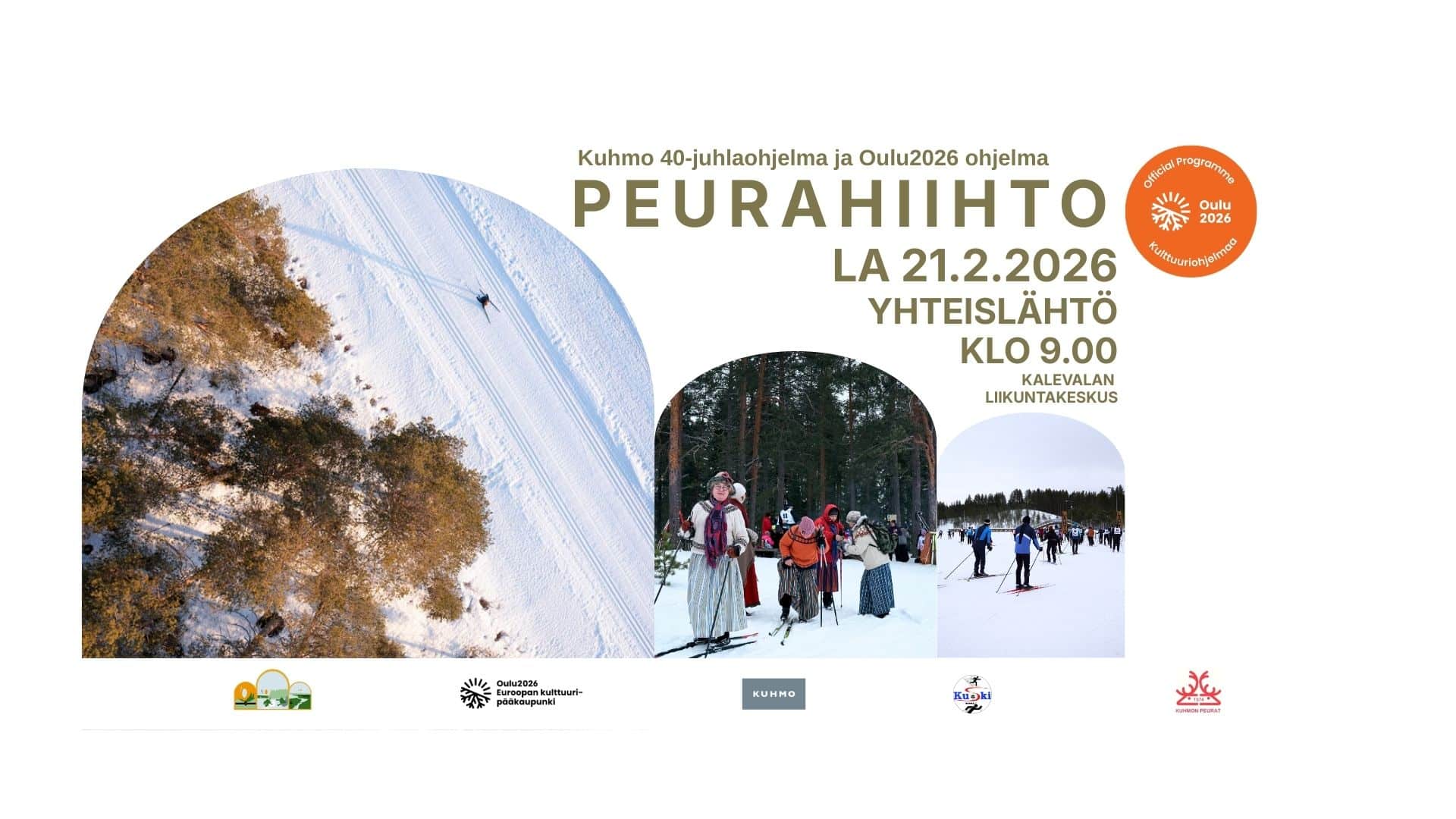 PEURAHIIHTO 2026 ja Oulu2026 Euroopan kulttuuripääkaupunki