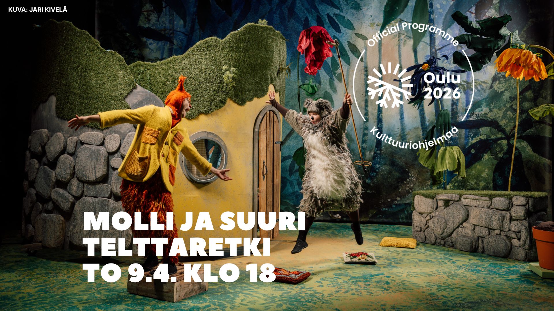 Ahaa teatteri Molli ja suuri telttaretki