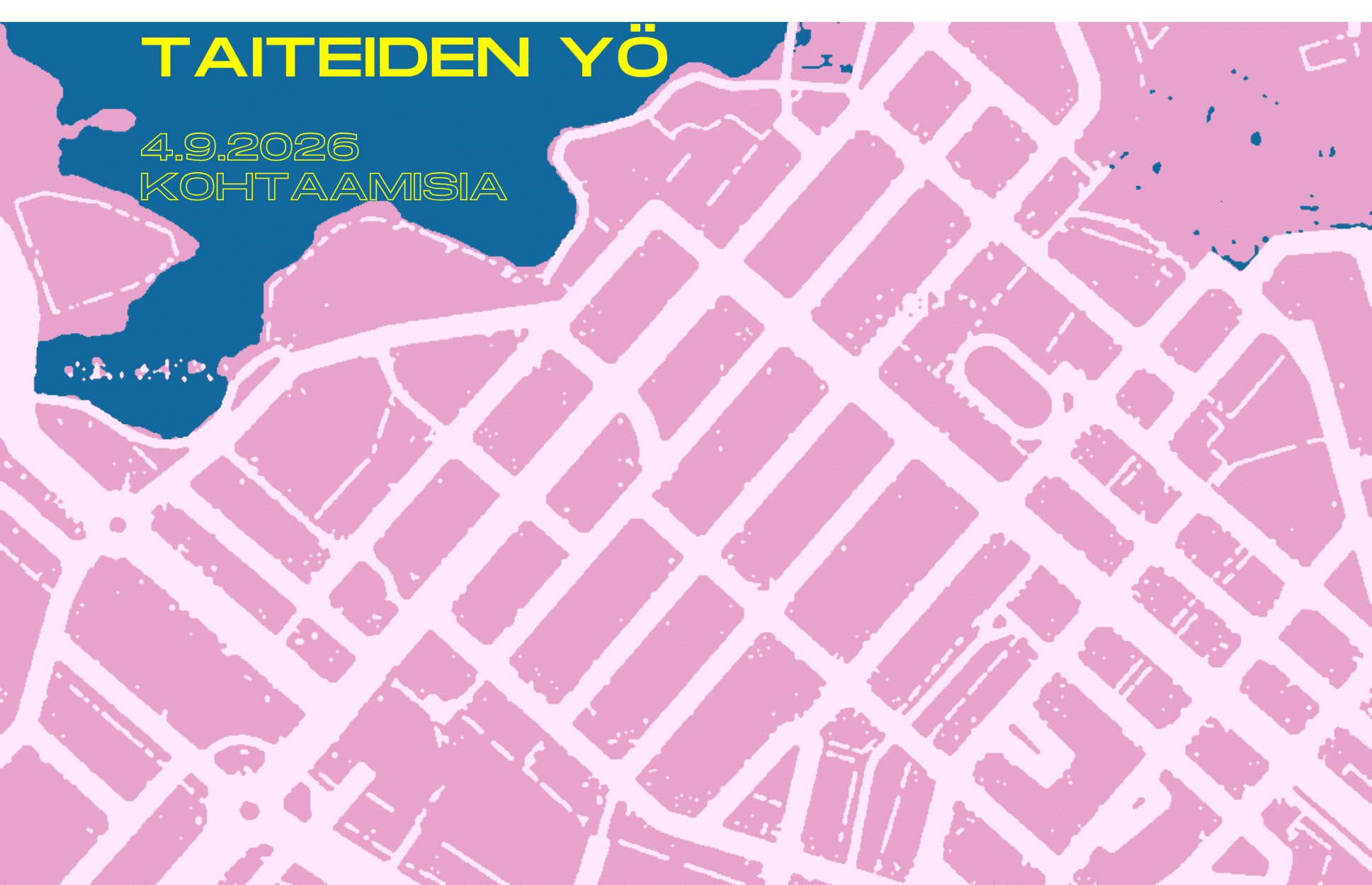 Taiteiden yö kartta